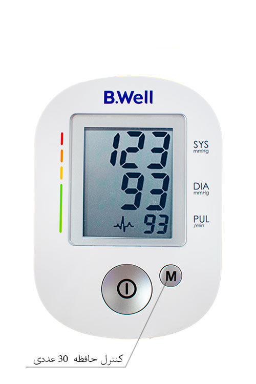 حافظه ذخیره سازی فشارسنج B.well Pro 35