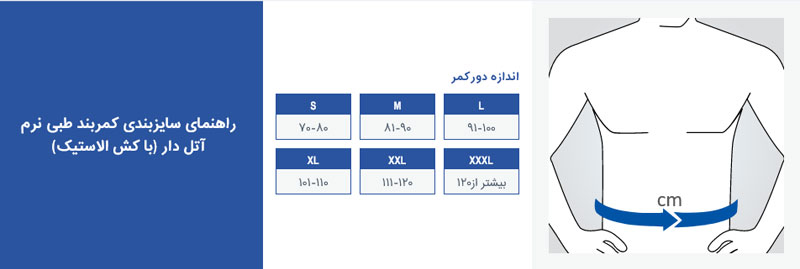 کمربند طبی نرم پاک سمن