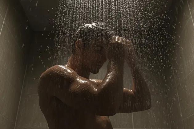 دوش آب سرد